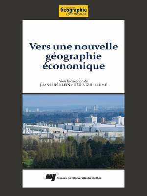 cover image of Vers une nouvelle géographie économique